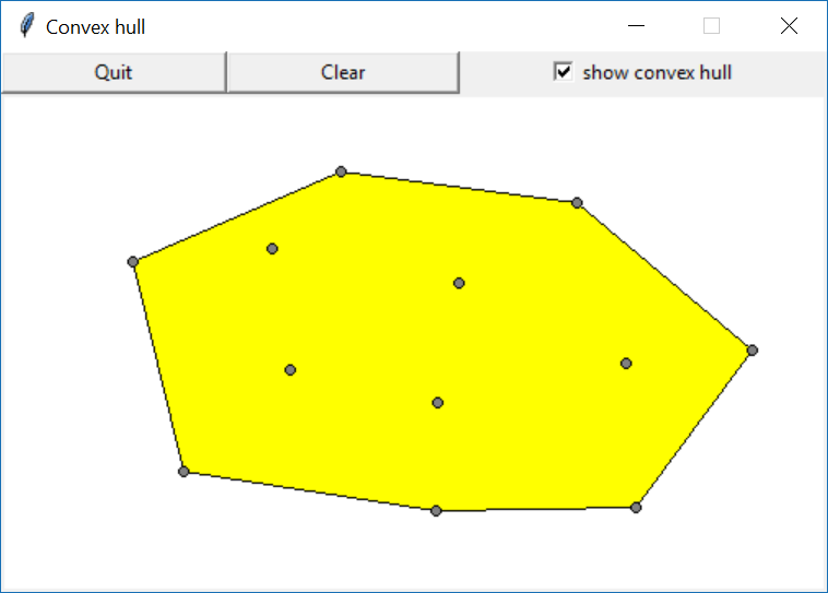 Convex hull GUI